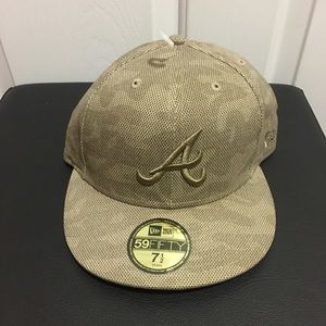Atlanta Braves MLB camo New Era fitted hat